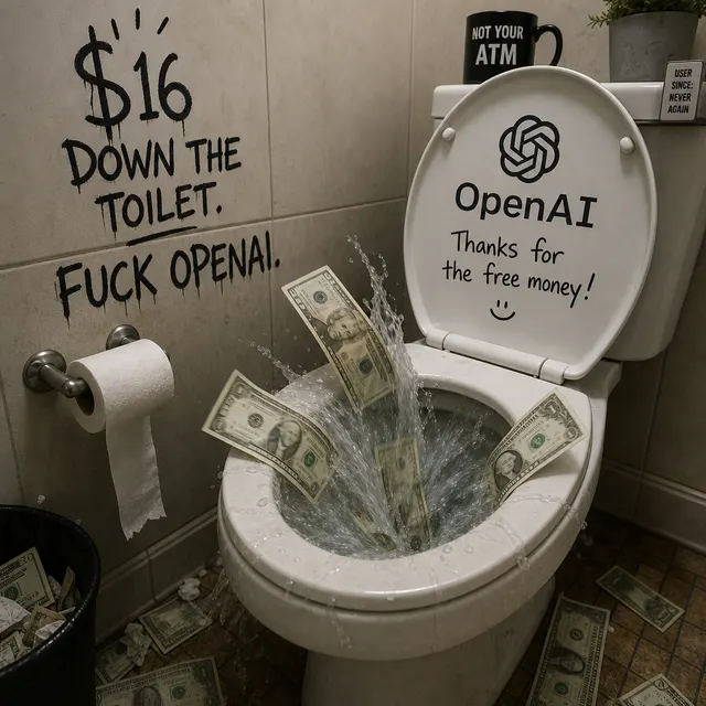 Flushed credits