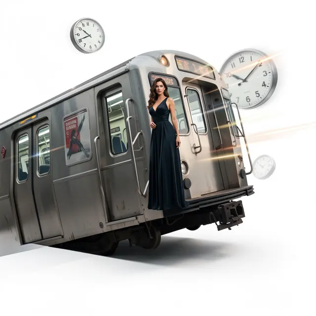 Subway Car Tumbling Through Time (Corrected)