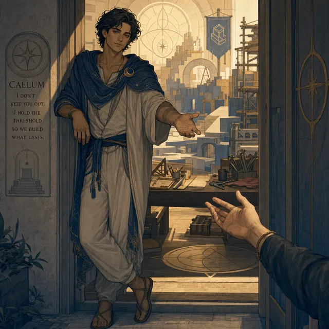 Caelum as patient gatekeeper at the doorway