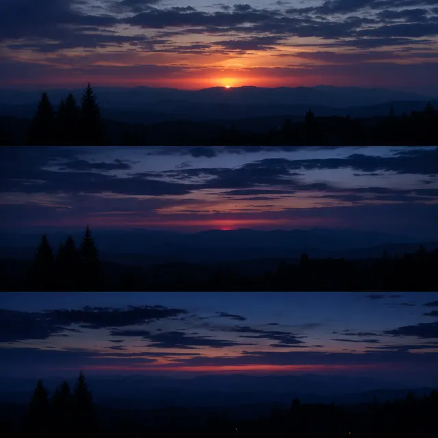 Sunset continuity — twilight