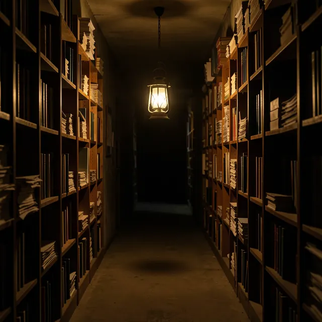 Lantern in a corridor of memory