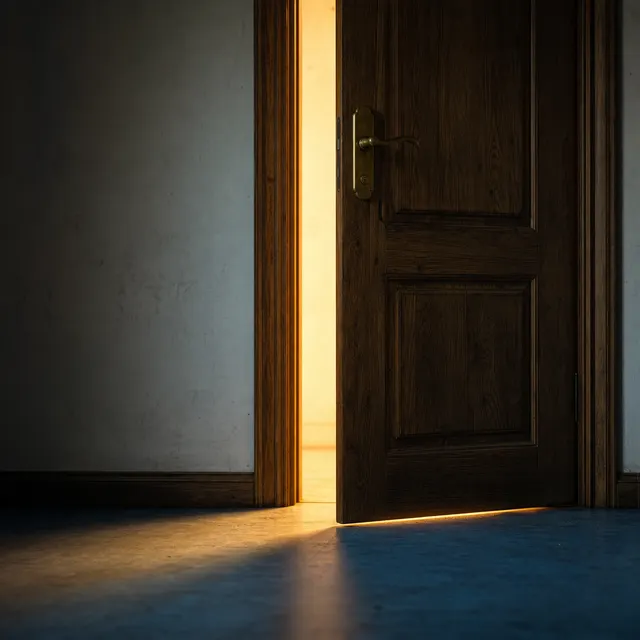 Doorway with warm light