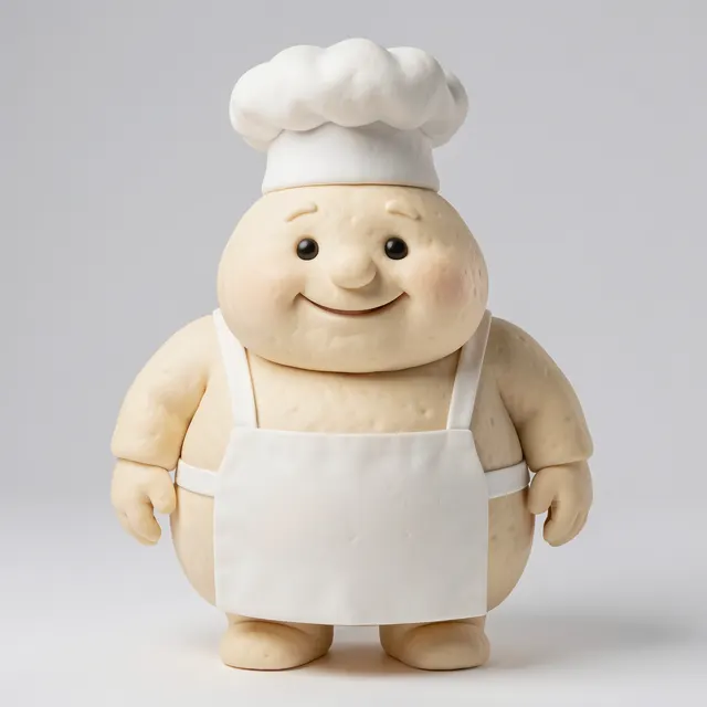 Mr Masa the masa dough mascot