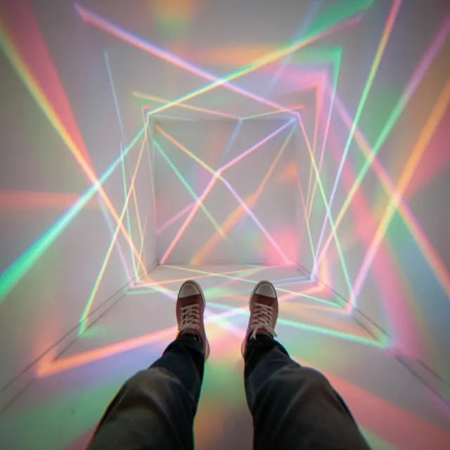 First-person LSD trip