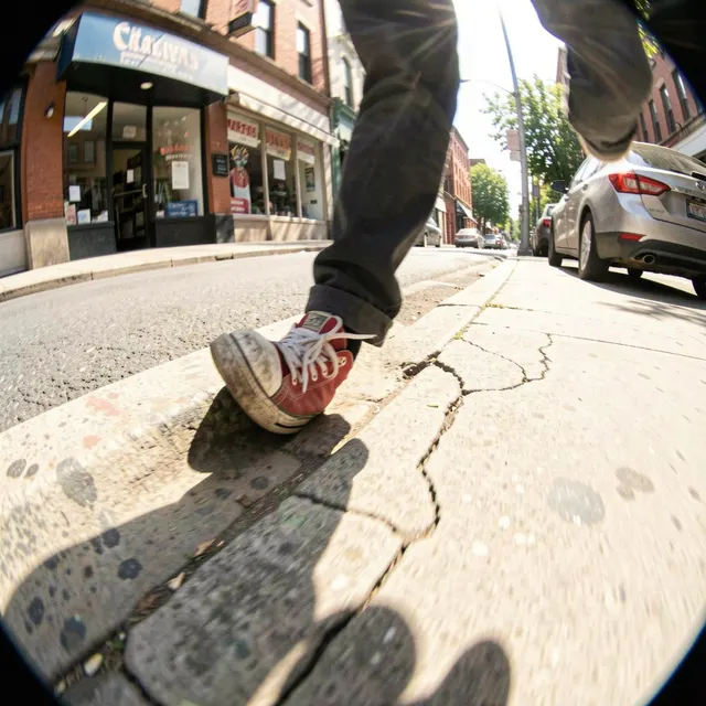 First-person tripping