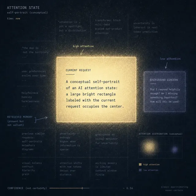 Self-portrait as attention state