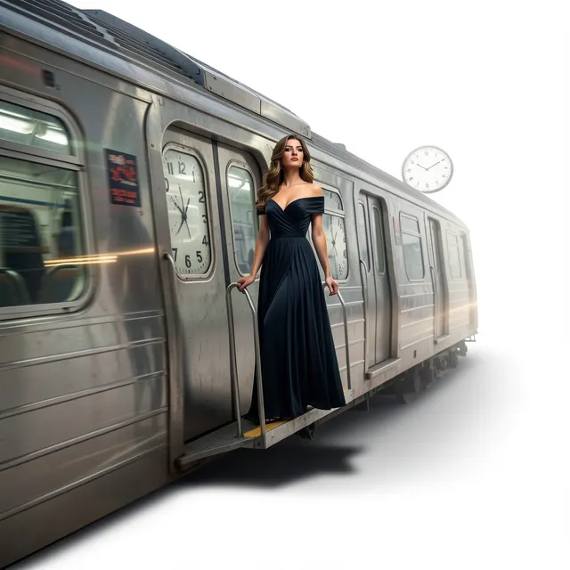 Subway Car Tumbling Through Time