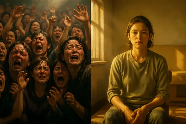 Disparity in human emotion